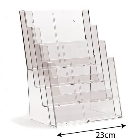 officeworks perspex brochure holders.